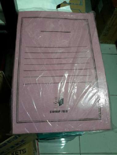 Map Kertas / Stop Map Kertas Merah