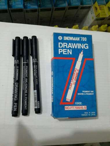 Snowman Drawing Pen 0.5