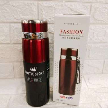 TERMOS HEENOOR STAINLESS STELL 1000ml HOT & COOL//TERMOS VACUM CUP merah hitam