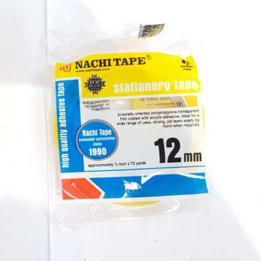Isolasi - Selotip Bening NACHI // 1/2 Inch x 72yard 1/2 INCH