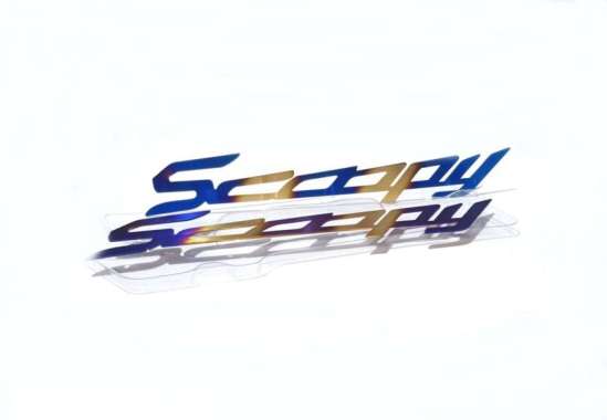 EMBLEM TWOTONE SCOOPY-VARIO 150-CLICK-BEAT LOGO MOTOR TWOTONE BEAT