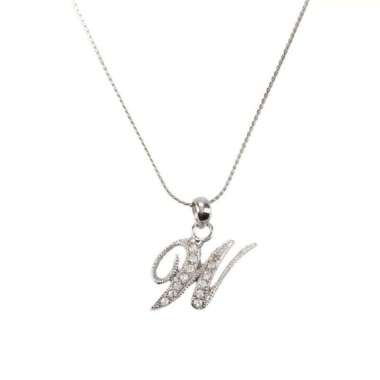 1901 Jewelry Kalung Initial W Silver Italy