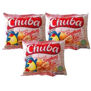 Keripik Singkong Chuba Rasa Keju (1 Pack isi 20 pcs)