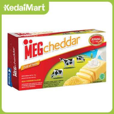 Promo Harga MEG Cheddar Cheese 170 gr - Blibli