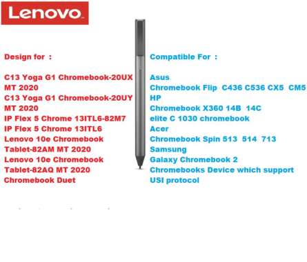 Lenovo USI Stylus Pen Support for Asus Acer HP Samsung Chromebook