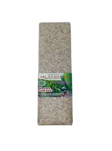 Beras Coklat Premium Organik Mlatiharjo ( 1 Kg) Vakum