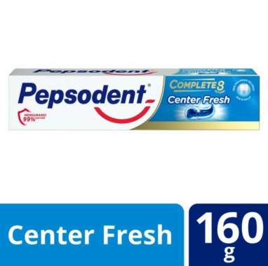 Promo Harga Pepsodent Pasta Gigi Complete 8 Actions Center Fresh 160 gr - Blibli
