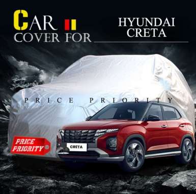 Body Cover Sarung Mobil Hyundai Creta Polyesther Waterproof Anti Air