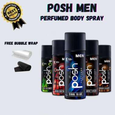 POSH MEN PERFUMED BODY SPRAY - RED EXTREME / PARFUME POSH / MINYAK WANGI