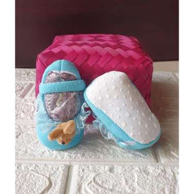 Prewalker Anak Baby Sepatu bayi Perempuan Laki-laki Kain Antislip Biru Kangaroo
