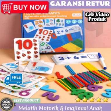 MAINAN ANAK LAKI LAKI PEREMUAN PAUD SD MAINAN PENDIDIKAN MATEMATIKA