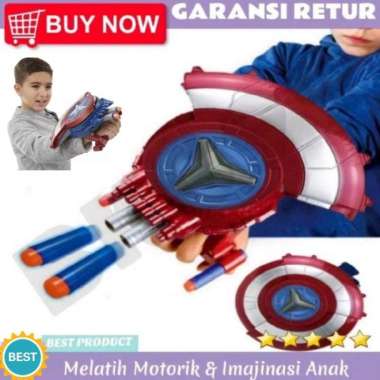 MAINAN ANAK LAKI LAKI USIA 3-10TH / MAINAN TEMBAKAN KEREN CAPTAIN USA
