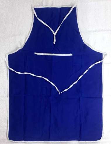 celemek apron masak bahan kain polos untuk cafe restoran