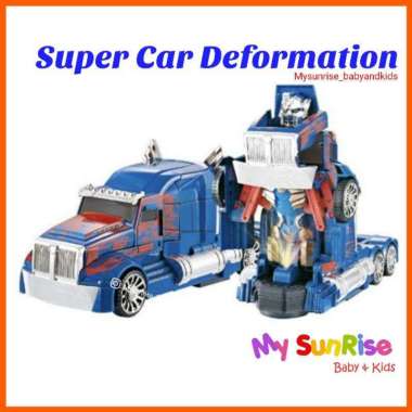 SUPER KEREN !! Truk jadi Robot / Car Deformation / Robot Transformer / Robot Optimus Prime