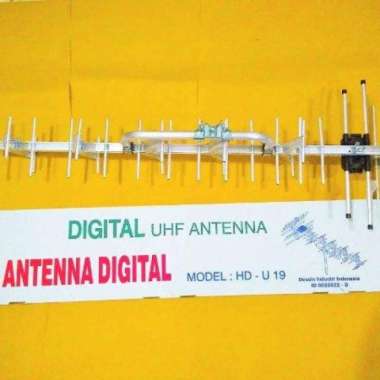 Antenna Antena Tv Televisi Pf Yagi Digital Luar Outdoor Hd U-19 Hdu-19 Original 100% (Kode 7003)) Mu