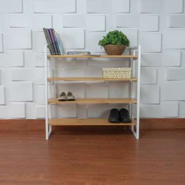 Rak Sepatu Model Industrial