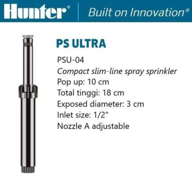 Sprinkler Siram Taman merk HUNTER Pop Up Spray PS-Ultra PSU 04 Kualitas Bagus PSU-04-10A 3.0m