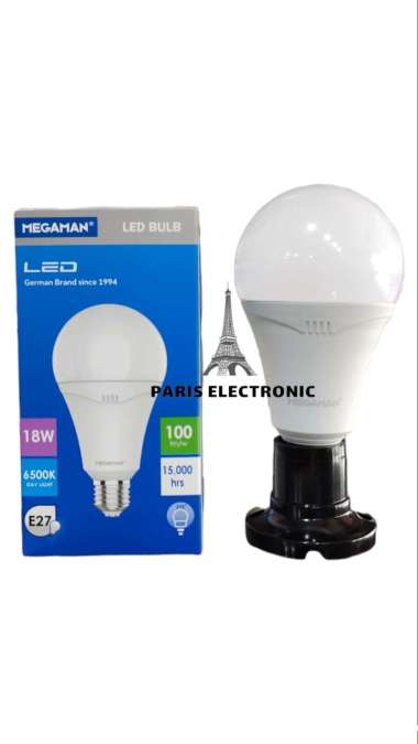 LAMPU LED MEGAMAN 18 WATT GARANSI