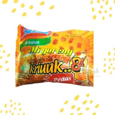 Indomie Pedas Kriuk Mie Goreng 1pcs - Indomi Mie Instan