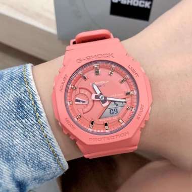 CASIO G-SHOCK "Mini CasiOak" Pink Carbon Core Guard Special Color Original Jam Tangan Wanita [GMA 21