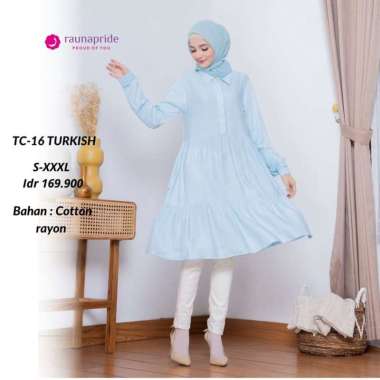 Tunik Rauna Terbaru / TC - 15, 16, 17, 18, 19, 20, 21 / Fashion Muslim XXXL turkish