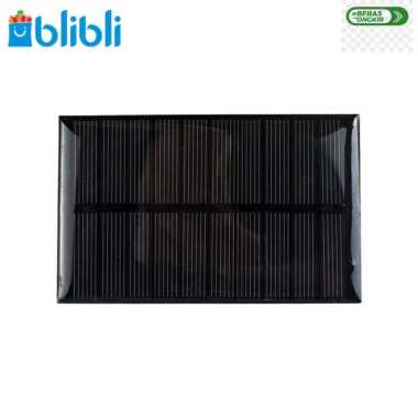 DIY Mini Solar Panel for Smartphone & Powerbank - 5V 1.1W 220MA Hitam