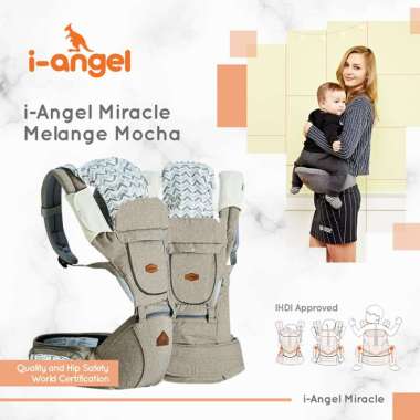 i-Angel Gendongan Bayi : i-Angel Miracle - Gendongan anak Melange mocha