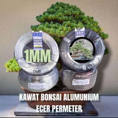 kawat bonsai ecer 1 mm permeter hitam