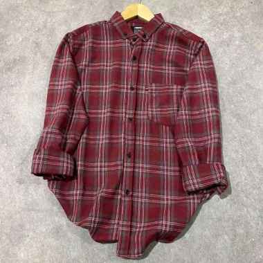 Kemeja Flanel Pria Distro Lengan Panjang kualitas Premium, Kemeja Kotak Kotak Unisex PolosPendekRand