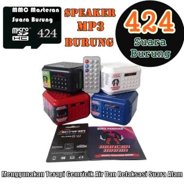 SPEAKER BLUETOOTH MP3 MASTERAN BURUNG 424 ISIAN MONCER MANIA SPEAKER BURUNG SPEKER BURUNG SPEKER KIC