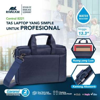 Premium RIVACASE Central 13.3" Laptop Bag Waterproof Macbook Pro Air 14 M1 Tas Ultrabook 13.3 inch M