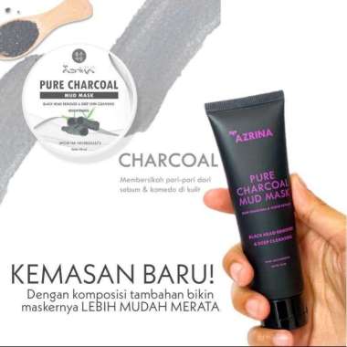 azrina charcoal mud mask