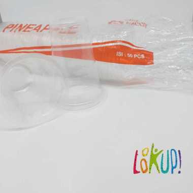 Gelas kopi plastik isi 50 220ML / gelas plastik untuk kopi / cangkir plastik isi 50 pcs