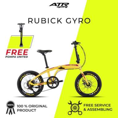 Sepeda Folding 20-08SP RUBICK GYRO(20)YL