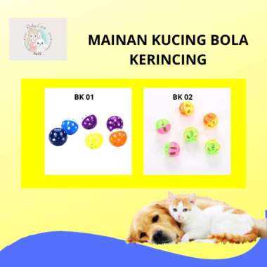 Mainan Kucing Bola Kerincing/Mainan Bola Kucing BK01