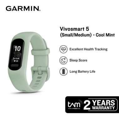Garmin Vivosmart 5 (Small/Medium) - Cool Mint