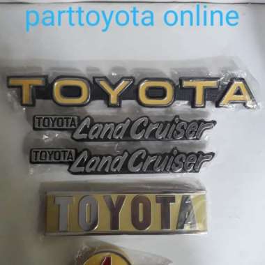 emblem hardtop set toyota land cruiser toyota 4WD Multicolor