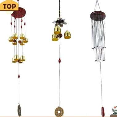 NEW SUN WIND CHIME LONG LASTING PEWTER METAL Overall Length.14.5" 
