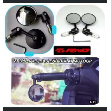 Spion bar end Jalu Bulat Model Cembung scopy,aerox,Vario,nmax