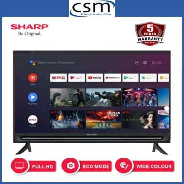 TV Sharp 32 INCHI ANDROID 32BG1 GARANSI RESMI