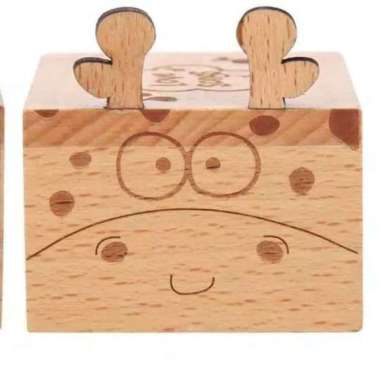 Wooden Music Box Vintage Kotak Musik Kayu Kado Ultah Unik Rusa