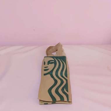 Starbucks Totte Bag Recycle Bag Reusable Totez Bagz ukuran 13x10x28