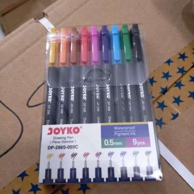 Drawing Pen Waterproof Joyko 0.5Mm Multicolor