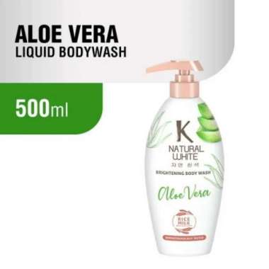 k natural white body wash pump 500ml