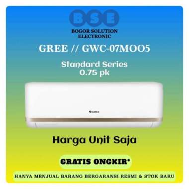 GREE AC STANDARD 3/4 PK I GWC-07MOO5 I AC STANDARD GREE 0.75 PK PROMO