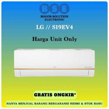 LG S19EV4 AC Split Inverter 2PK Dual Cool Eco Series untuk Rumah Tangga