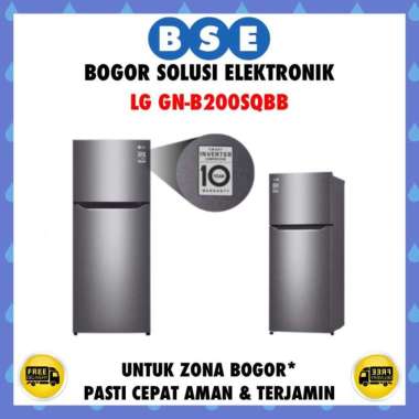 LG GNB200SQBB | GN-B200SQBB | KULKAS LG 2 PINTU | KULKAS INVERTER