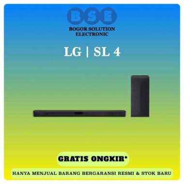 LG SL4 SOUNDBAR WIRELESS SubWoofer Bluetooth 2.1 Ch 300W free Optic