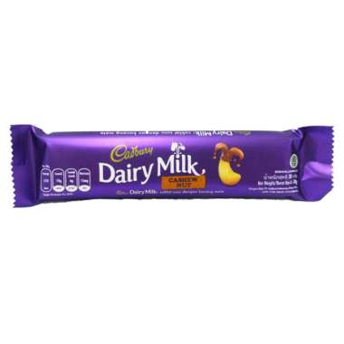 Promo Harga Cadbury Dairy Milk Cashew Nut 30 gr - Blibli
