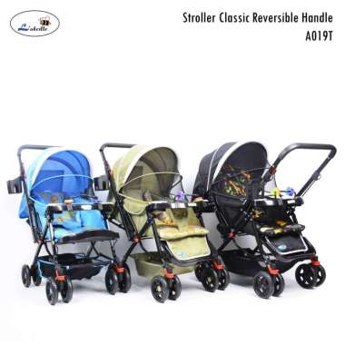 L'Abeille A-019 T Stroller Classic Kereta Dorong Bayi New Green